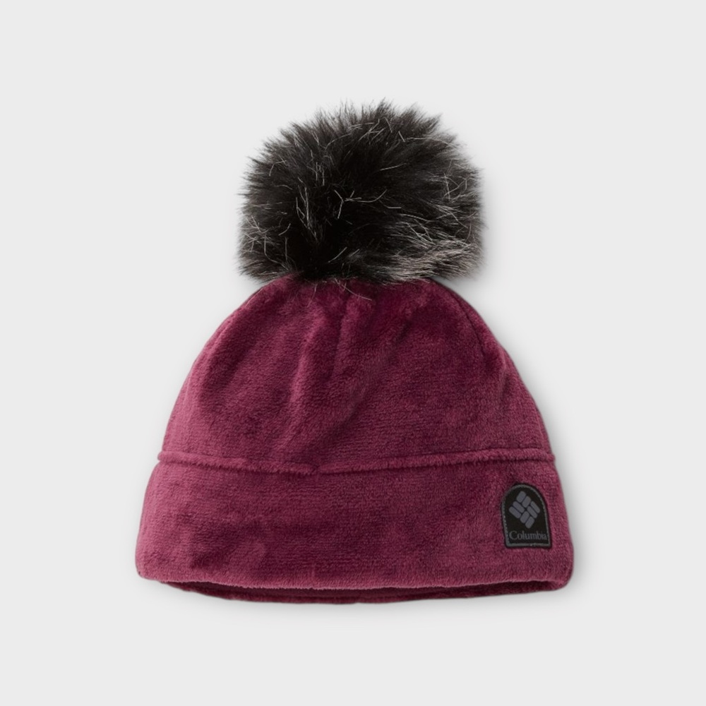 Columbia Fire Side Plush Pom Poms Beanie - Picture 1 of 5